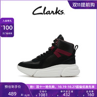 Clarks 其乐 女鞋秋冬运动鞋高帮时尚休闲松糕增高底女鞋