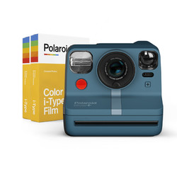 Polaroid 宝丽来 Now+拍立得 5款滤镜一次成像 自动对焦式胶片相机 蓝色套装二（含i-Type彩色胶片16张）