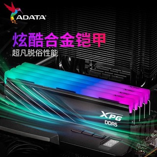 ADATA 威刚 XPG 龙耀D300G RGB灯条 海力士A代颗粒 DDR5内存条 台式机内存 龙耀D300G 6400 16G*2 CL32白