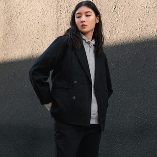 Dickies 帝客 &Jouetie 外套女 春季西装领百搭个性DK008436 黑色 M