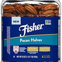 Fisher 纷时乐 Nuts Pecan Halves Pantry Pack Pack Pet 碧根果，纯天然