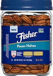 Fisher 纷时乐 Nuts Pecan Halves Pantry Pack Pack Pet 碧根果，纯天然