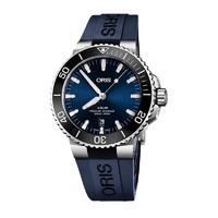 黑卡会员：ORIS 豪利时 瑞士手表潜水AQUIS蓝盘防水运动73377304135RS