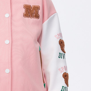 【双面布】MQD童装女童卡通棒球服外套女孩学院风甜美上衣新