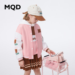 【双面布】MQD童装女童卡通棒球服外套女孩学院风甜美上衣新