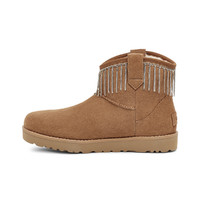 UGG Classic Novelty经典新奇系列 女士短筒雪地靴 1127454 栗色 36