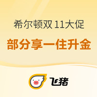 最后2小时：海南环岛游走起，2晚可拆分！希尔顿集团 海南区域10店2晚通兑套餐