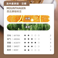 德国Mounthagen阿拉比卡咖啡豆埃塞手冲单品西达摩咖啡豆250g临期