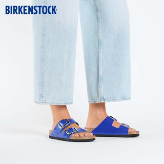 BIRKENSTOCK 勃肯 女士拖鞋 BSARIB389 蓝色 38