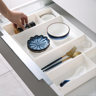 居家家橱柜收纳盒厨房用品整理置物架桌面调料架水槽下杂物收纳筐