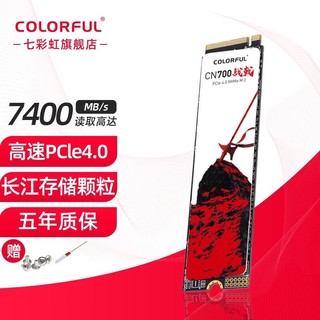 COLORFUL 七彩虹 SSD固态硬盘 M.2接口 NVMe协议PCIe4.0×4 CN700 1TB战戟