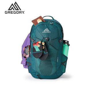 GREGORY格里高利CITRO林海JUNO竹溪户外徒步包透气双肩背包登山包 24L (砖红色) 男款 .