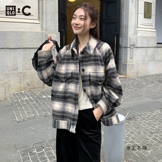 优衣库 女装UNIQLO : C宽松茄克夹克外套461359