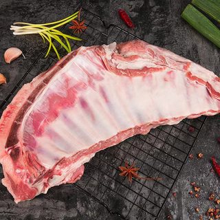 宁夏滩羊 国产半扇羊排 1.5kg/袋 生鲜羊肉烧烤食材