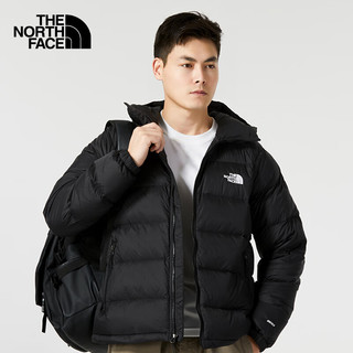 The North Face北面羽绒服男秋冬户外徒步登山服防风防寒保暖600蓬鹅绒夹克 JK3/黑色 L