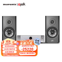 marantz 马兰士 功放HIFI套装MODEL系列无损音质流媒体普乐之声R200书架音箱高保证音质 MODEL40H+R200黑