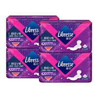 薇尔 Libresse 舒适V感420加长卫生巾 24片 4包