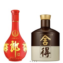 LANGJIU 郎酒 红花郎10 500ml+品味舍得 第五代 52%vol 500ml