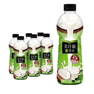 美汁源 可口可乐（Coca-Cola）美汁源 Minute Maid 生榨椰子汁 植物蛋白饮料 1L*6 整箱装