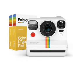 Polaroid 宝丽来 Now+二代拍立得 5款滤镜一次成像 自动对焦式胶片相机 白色套装二