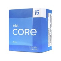 PLUS会员：intel 英特尔 酷睿 i5-13400 盒装CPU处理器 10核16线程 4.6GHz