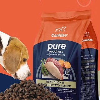 Canidae 卡比 PURE无谷系列 鸭肉通用成犬狗粮 5.44kg