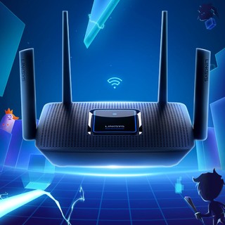 LINKSYS 领势 MR9000X 三频3000M 家用千兆Mesh无线路由器 WiFi 5 单只装 黑色