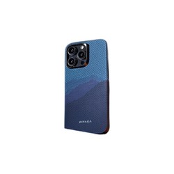 PITAKA W+艺术系列 山与星河•山 iPhone15 Pro Max MagSafe磁吸凯夫拉碳纤维纹保护套