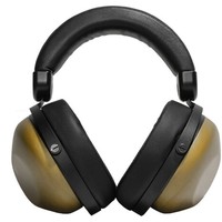 PLUS会员：HIFIMAN 海菲曼 HE-R10 耳罩式头戴式动圈有线耳机 黄色 3.5mm