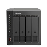 3.8焕新：QNAP 威联通 TS-464C2 四盘位 NAS网络存储（赛扬N5095、8GB）黑色