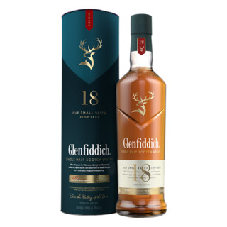 格兰菲迪 宝树行 格兰菲迪18年700ml 苏格兰单一麦芽威士忌 洋酒