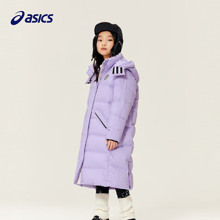 ASICS 亚瑟士 童装20男女儿童宽松保暖设计感梭织羽绒服 508紫色 110cm