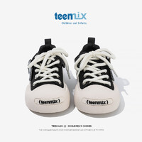 TEENMIX 天美意 儿童运动鞋秋季小孩时尚透气帆布鞋女童休闲鞋