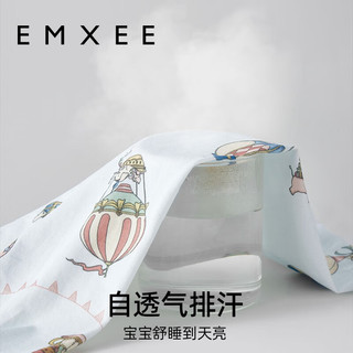 嫚熙（EMXEE）婴童肩开套装长袖纯棉舒适空调服夏季宝宝睡衣 森林音乐会 80cm