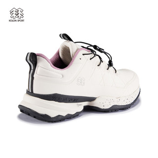 KOLON SPORT/可隆徒步鞋 女子户外戈尔耐磨透湿越野运动登山鞋 LKFG3WN002-CR 米白 240