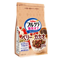 Calbee 卡乐比 可可莓味燕麦片600g 日本进口食品 早餐即食（效期至12月25日）