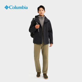 哥伦比亚 户外男子防水冲锋衣休闲连帽机织外套WE2900 010（尺码偏大 建议拍小一码） M(175/96A)