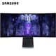 SAMSUNG 三星 S34BG850SC 34英寸OLED曲面显示器（3440×1440、175Hz、99%DCI-P3、HDR400、Type-C 65W）