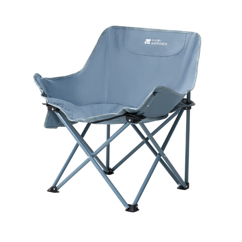 MOBIGARDEN）折叠椅 户外露营野餐折叠钓鱼懒人椅月亮椅 NXLQU65001 薄雾蓝