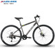 XDS 喜德盛 城市公路自行车CR300休闲健身平把8速快拆式单车 银灰色700C*420