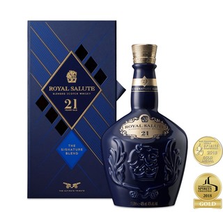 GDF会员购：ROYAL SALUTE 皇家礼炮 21年 调和 苏格兰威士忌 40%vol 700ml