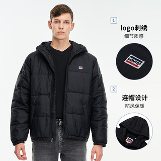 Levi's 李维斯 冬暖系列男士连帽棉服保暖通勤风外套