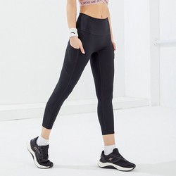 ANTA 安踏 冰丝瑜伽裤丨运动紧身裤女夏修身显瘦跑步健身裤