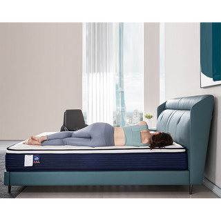 【乐睡系列】晚安静音独立弹簧床垫天丝抗菌席梦思1.8m软硬适中