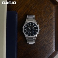 PLUS会员：CASIO 卡西欧 EDIFICE系列 男士太阳能电波蓝牙表 EQB-1100YD-1A