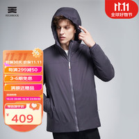 HIGHROCK 天石 户外男士棉服男20233M新雪丽棉秋冬季棉衣运动内搭中间层夹克 石墨灰色 M（170/92A)