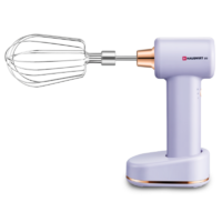 Hauswirt 海氏 D3无线静音打蛋器电动迷你手持家用充电式 奶油打发器 搅蛋器  紫