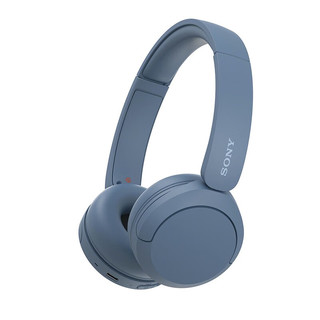 SONY 索尼 WH-CH520 头戴式无线蓝牙耳机 舒适佩戴 音乐耳机 高音质立体声电脑手机耳机 CH510升级版  蓝色
