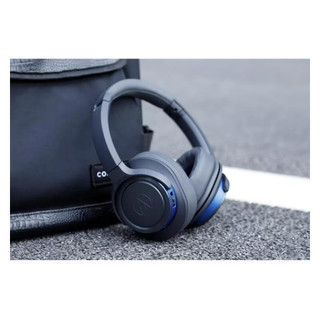 铁三角【】ATH-WS660BT重低音无线蓝牙耳机头戴式耳麦长续航轻便贴耳佩戴舒适 ATH-WS660BT 灰色