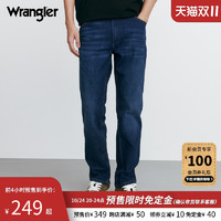 Wrangler 威格 秋冬新款803Greensboro男士中腰直筒牛仔裤